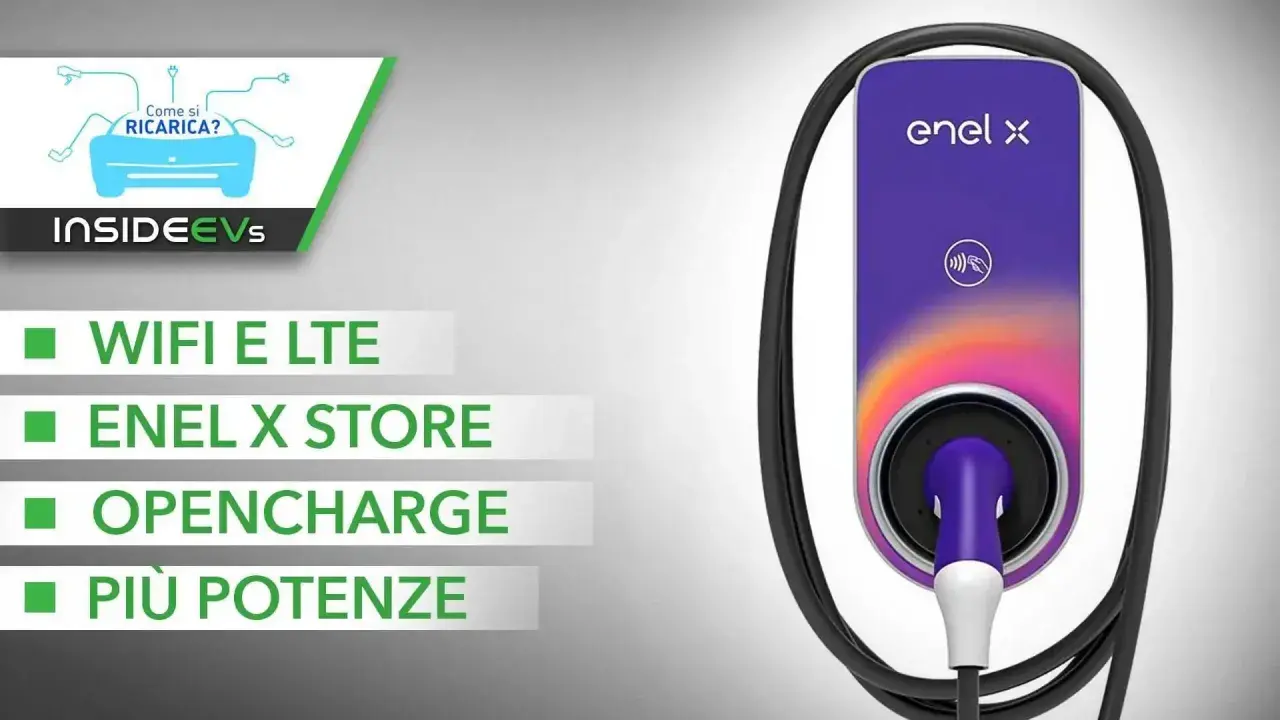 Wallbox Enel X: scopri il costo d'installazione, le funzionalità WiFi/LTE, Enel X Store e OpenCharge per ricariche più potenti.