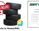 Offerta pneumatici estivi West Lake 4 x 185/65R15 a Roma, montaggio incluso. Prezzo 240€.