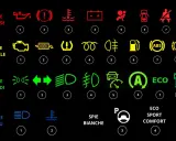 Spie auto: simboli e significati. Icone rosse, gialle, verdi e blu indicano problemi o funzioni attive. Comprendere i loro significati è fondamentale per la sicurezza.