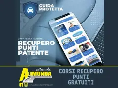App per il recupero punti patente. Corsi gratuiti per la patente con Autoscuola Limonda.