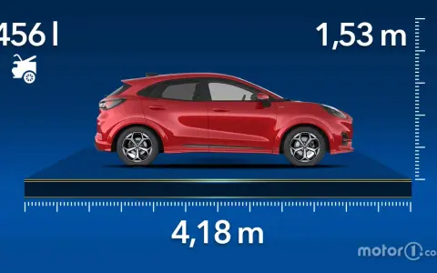 Ford Puma: 4,18 m di lunghezza, 1,53 m di altezza. Le dimensioni perfette per la città.