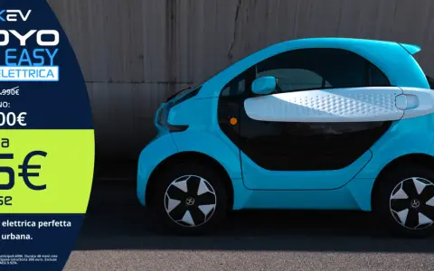 La XEV Yoyo Easy, una city car elettrica, è perfetta per la vita urbana. La sua velocità massima è ideale per spostamenti agili.