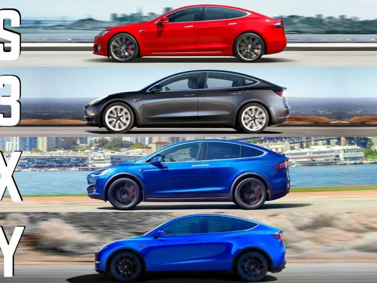 Tesla S, 3, X, Y: una panoramica dei modelli, dalla berlina sportiva alla SUV, per trovare la tua tesla economica ideale.
